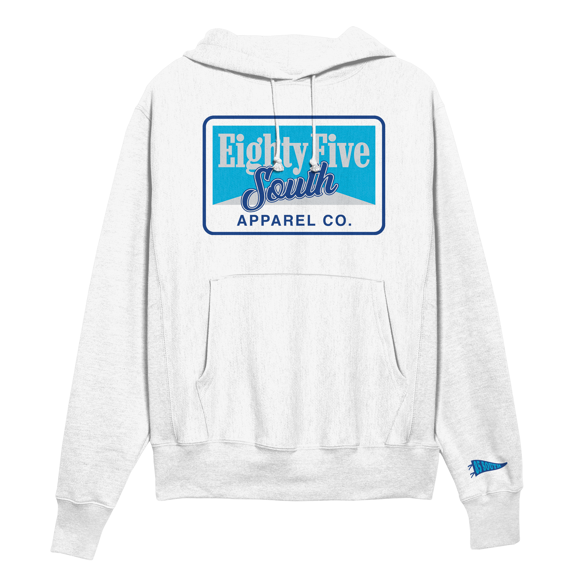 A1 - Retro Cig Badge Hoodie - White