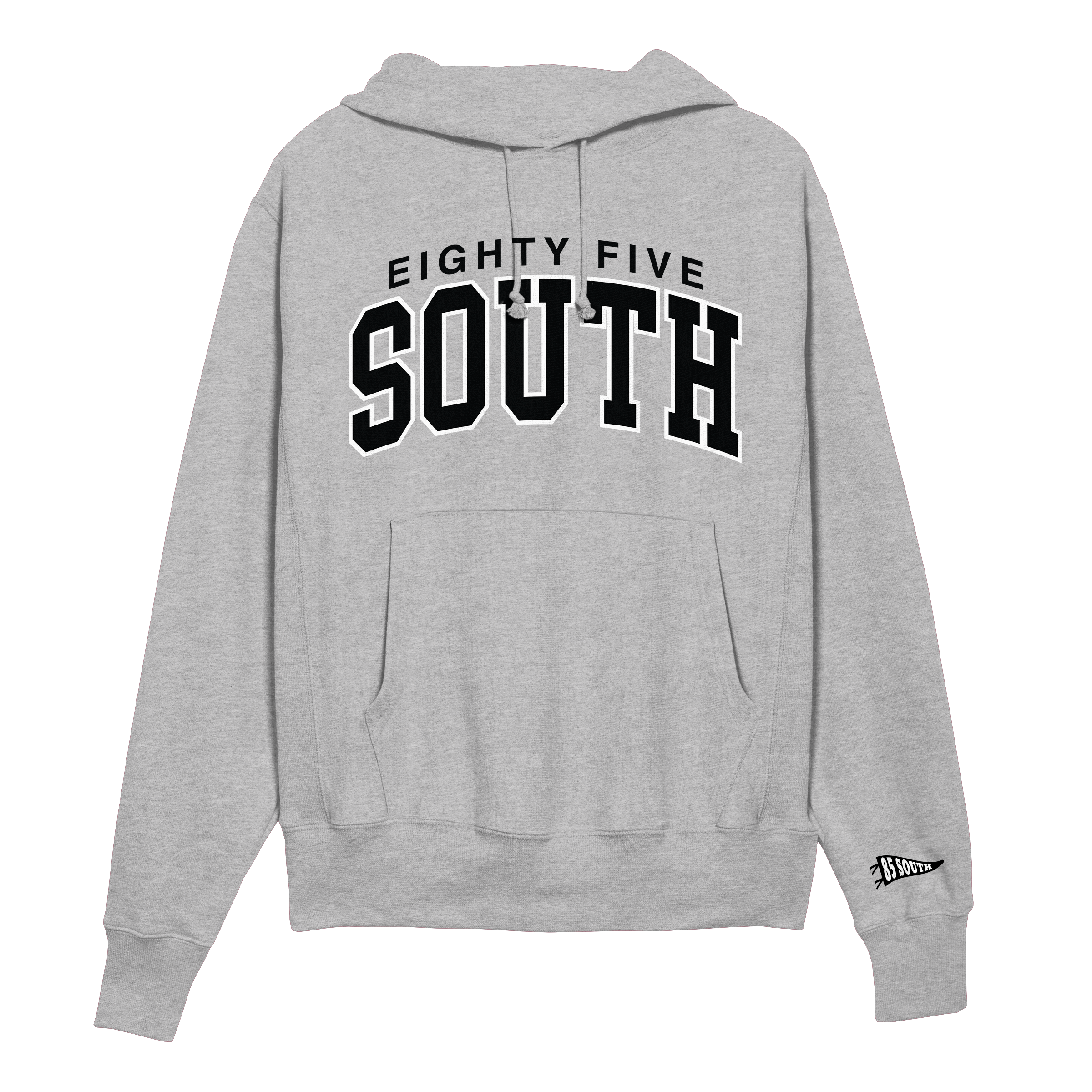 K4 - South College Arch Hoodie - Grey/Black