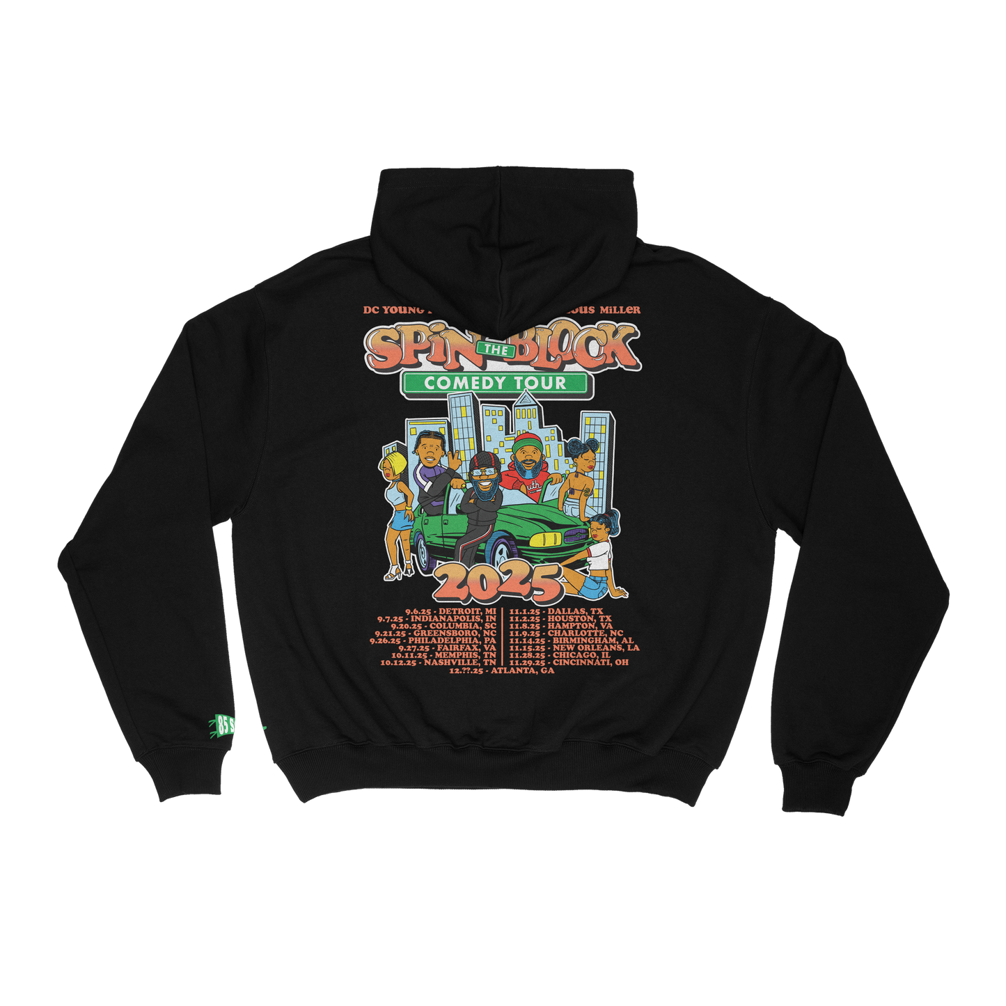 Spin The Block Tour Hoodie - Black