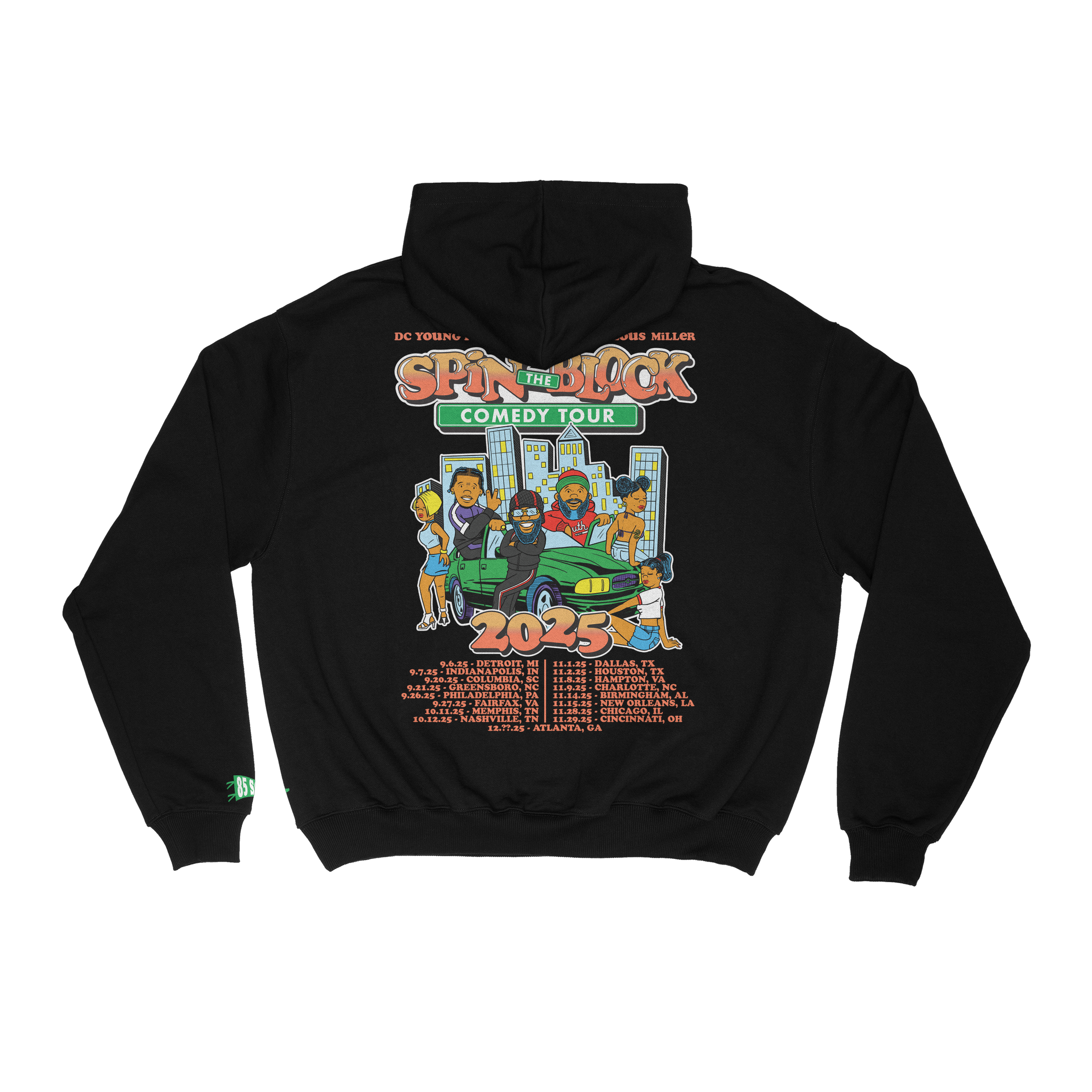 Spin The Block Tour Hoodie - Black