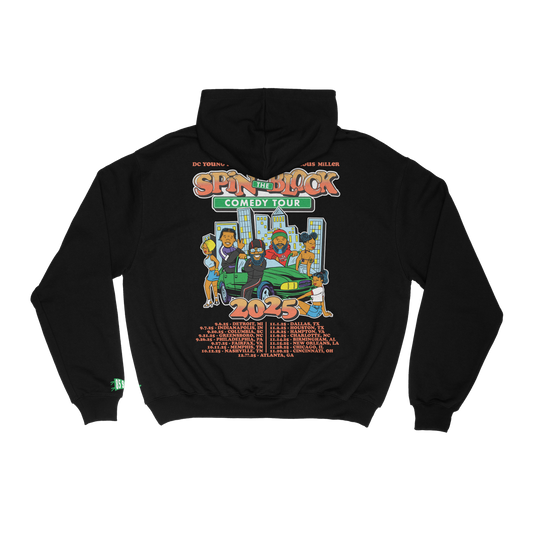 Spin The Block Tour Hoodie - Black