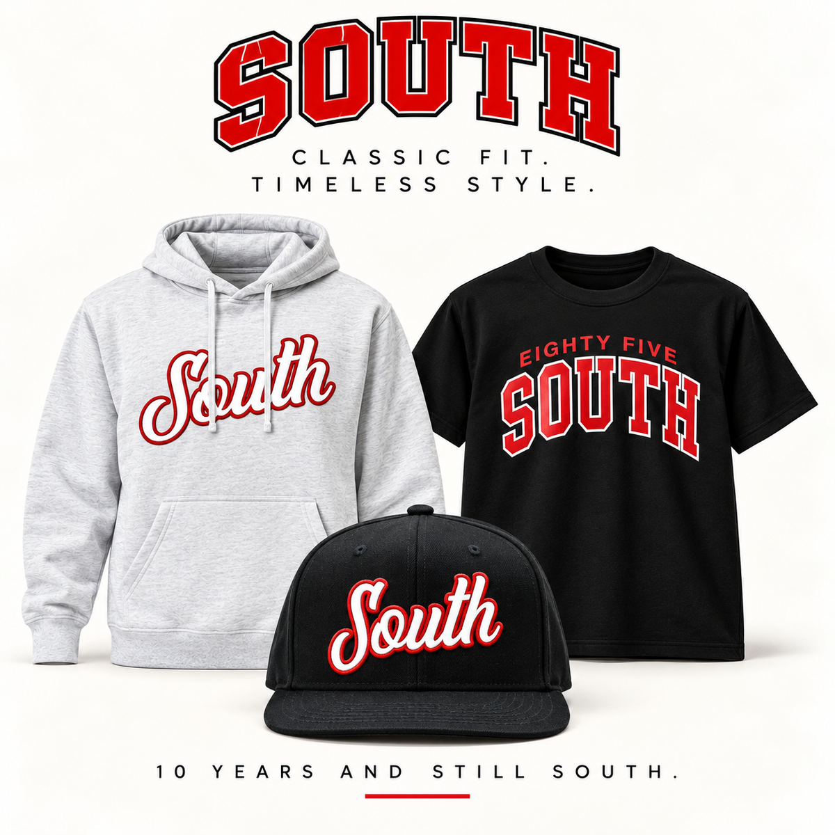 MAROON / WHITE SOUTH PACK