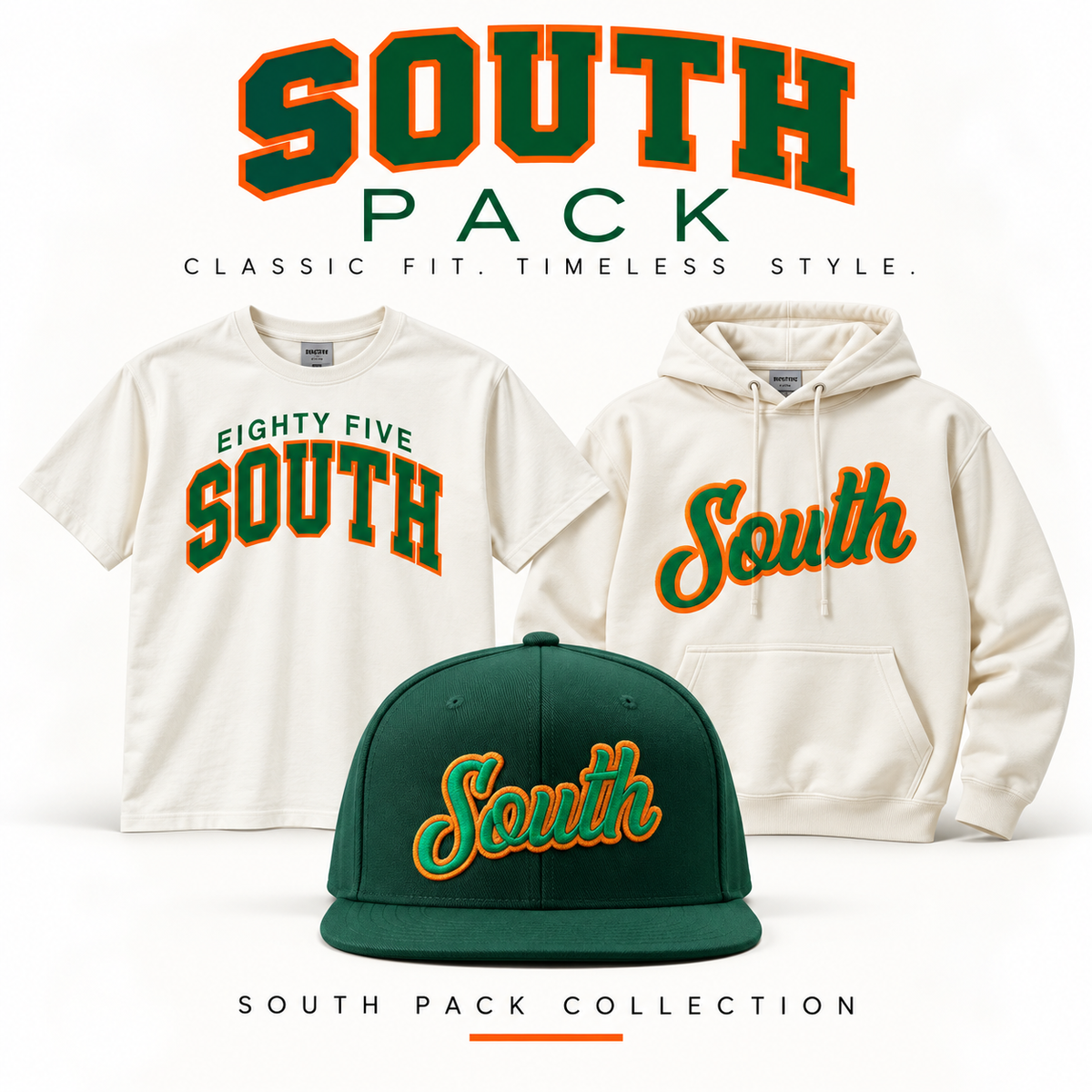 ORANGE/GREEN SOUTH PACK