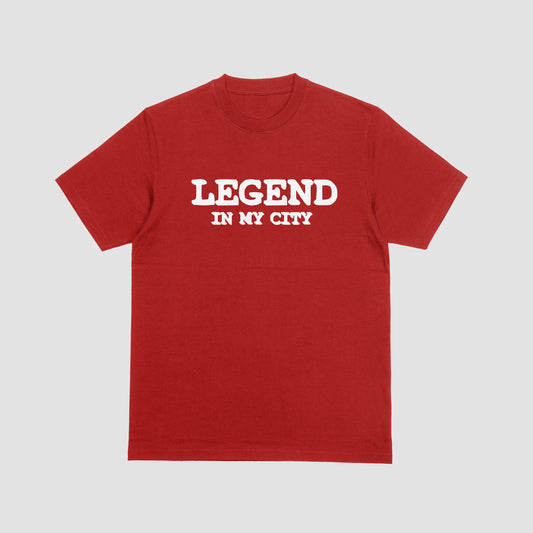 Legend In My City Tee (Red/White)