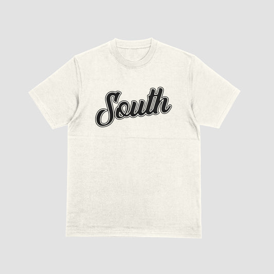 Classic South Logo Tee (Natural/Black)