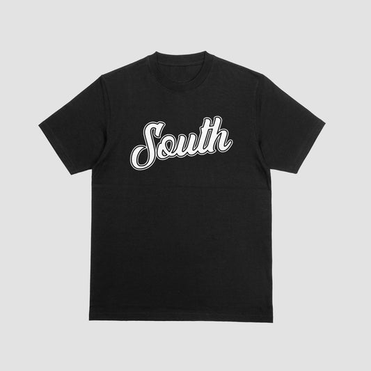 Classic South Logo Tee (Black/White)