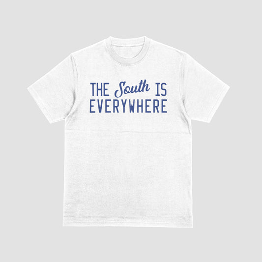 The South Is Everywhere (White/Navy)