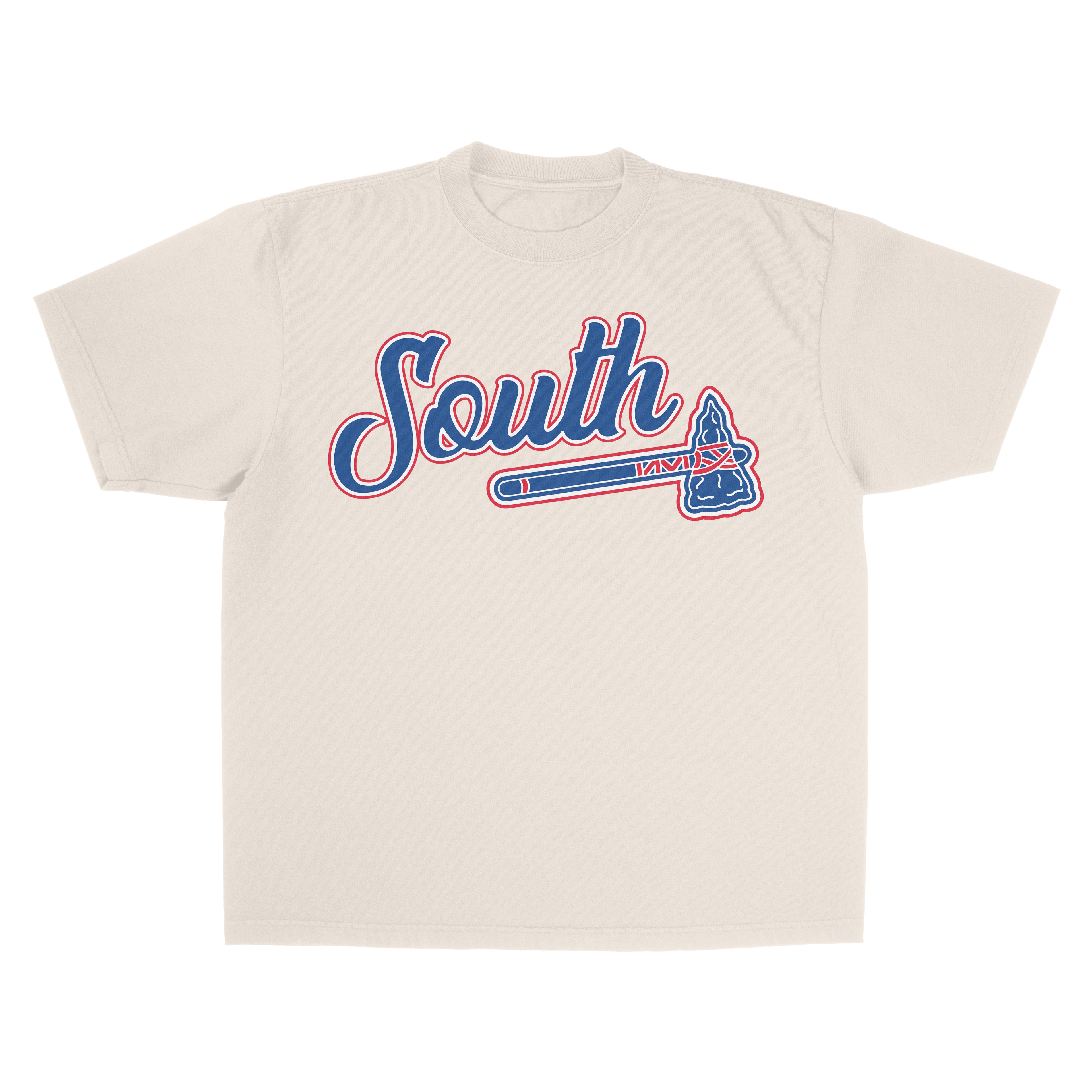 City Connect Tomahawk Tee (Natural/Blue/Red)