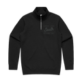 Premium Embroidered Quarter Zips | Black (Limited Edition)