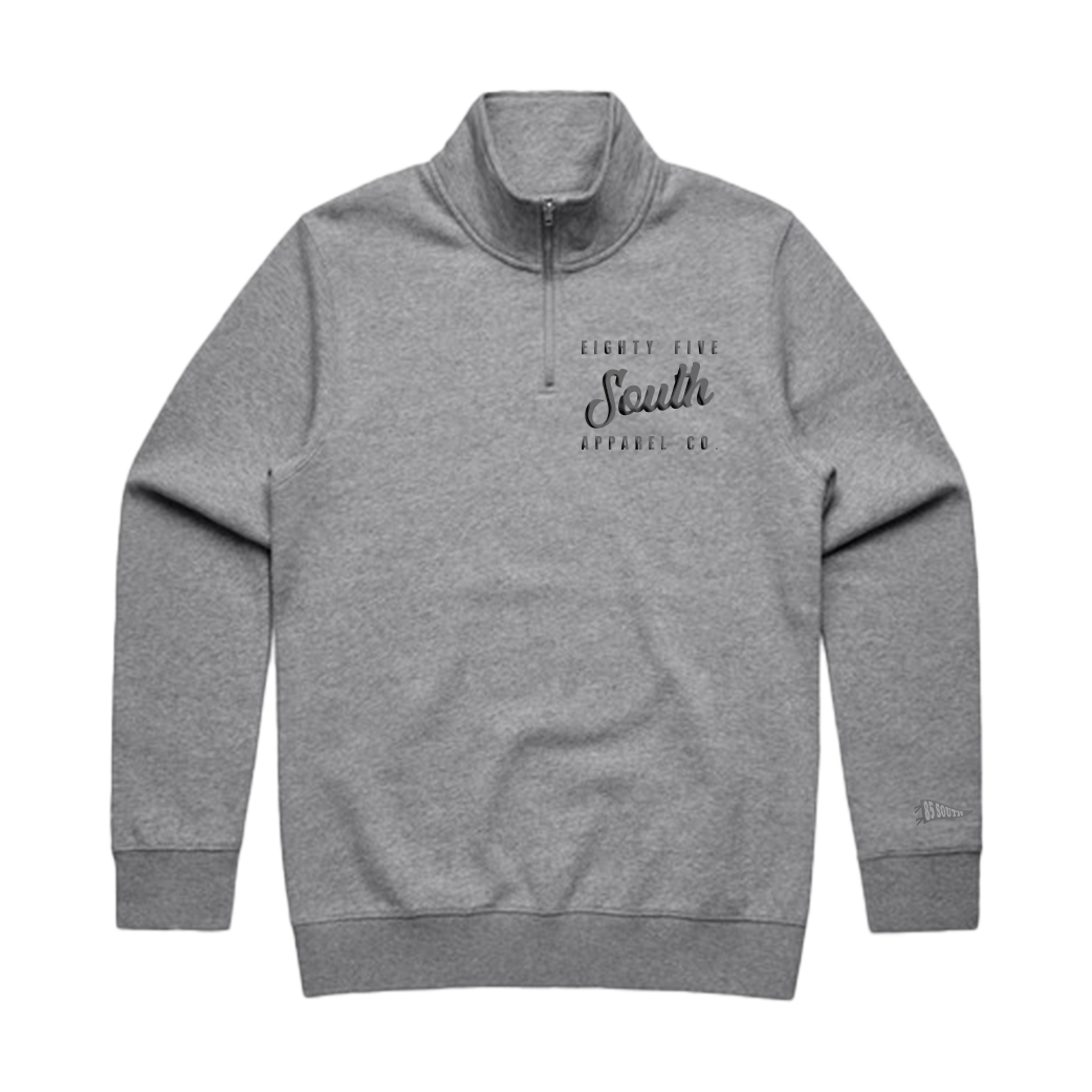 Premium Embroidered Quarter Zips | Grey (Limited Edition)