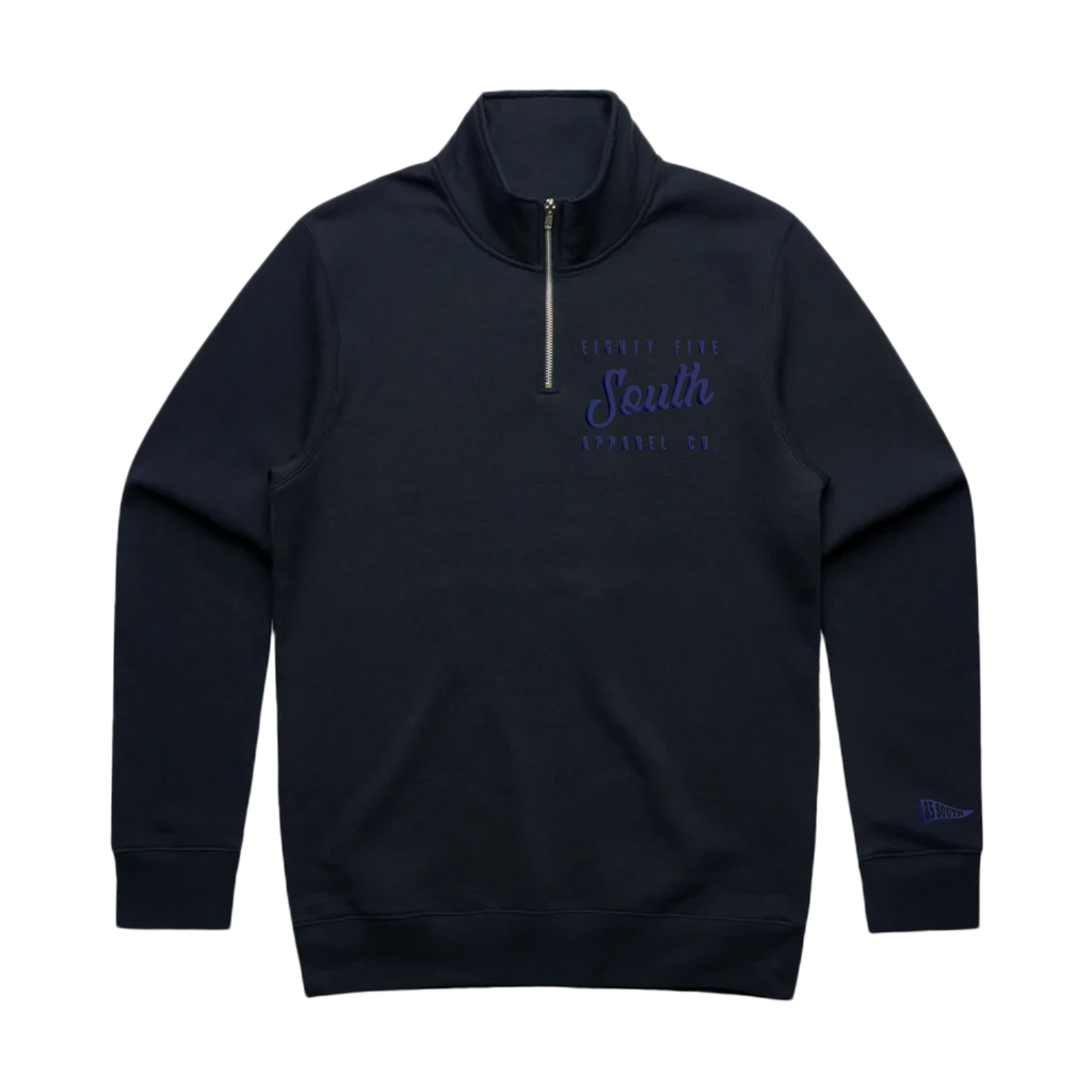 Premium Embroidered Quarter Zips | Navy (Limited Edition)