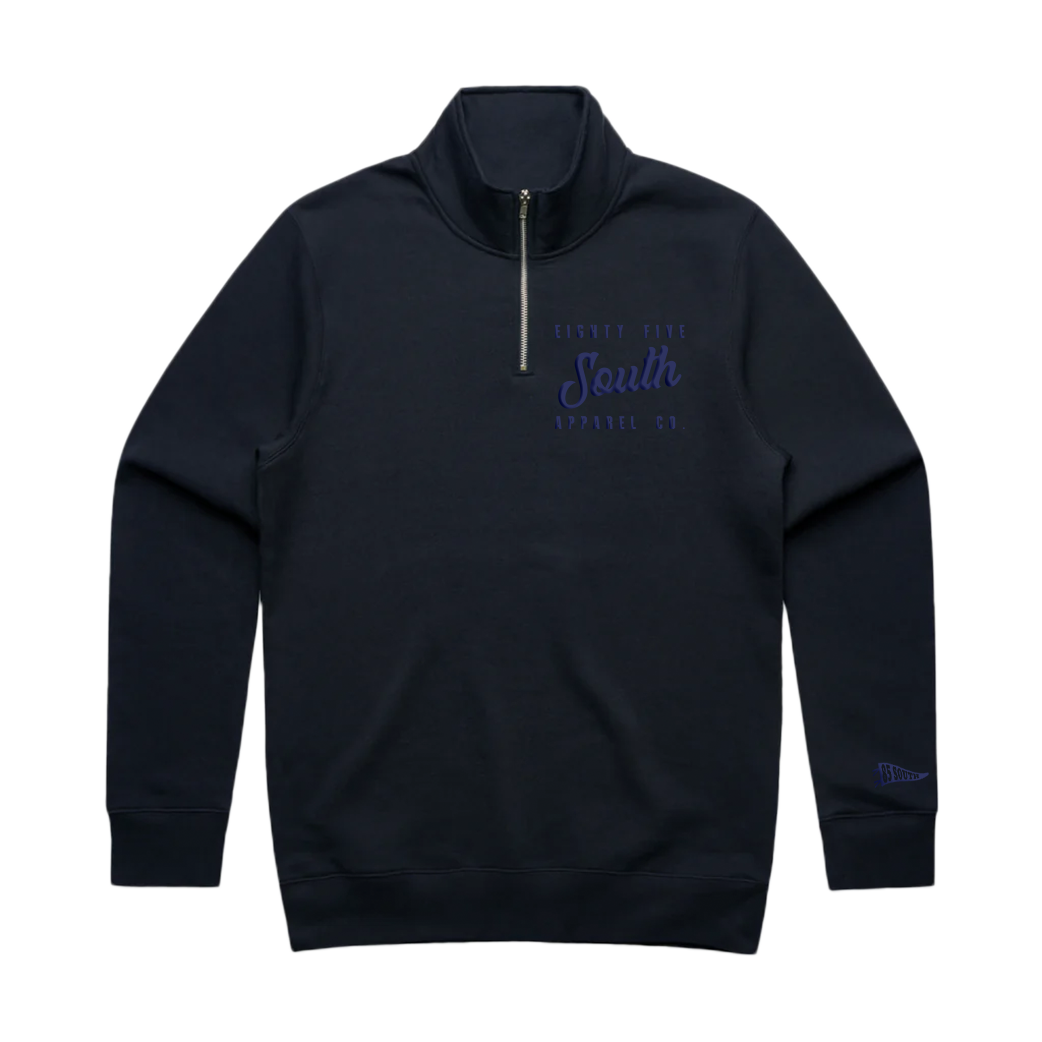 Premium Embroidered Quarter Zips | Navy (Limited Edition)