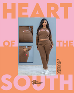 Heart of the South Chocolate Fleece Joggers