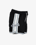 South Side Black & White Basketball Shorts