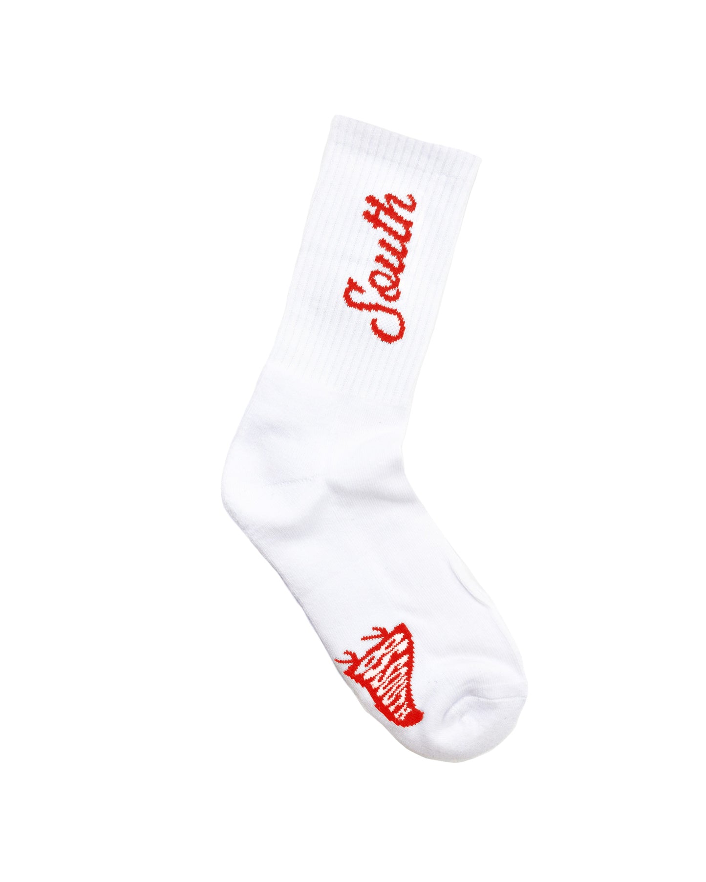 South Script Crew Socks