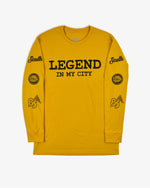 Legend In My City Long Sleeve - Mustard Yellow