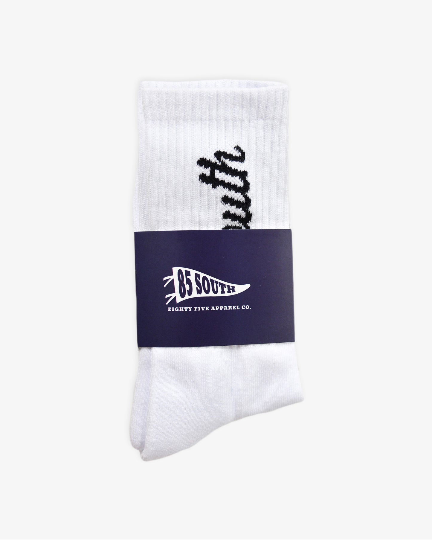 South Script Crew Socks