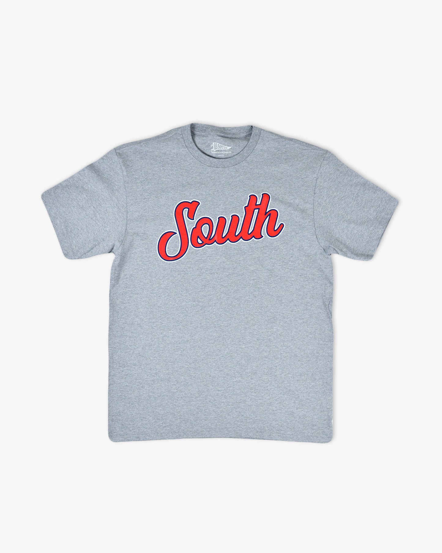 Evergreen South Script Tee - Heather Grey