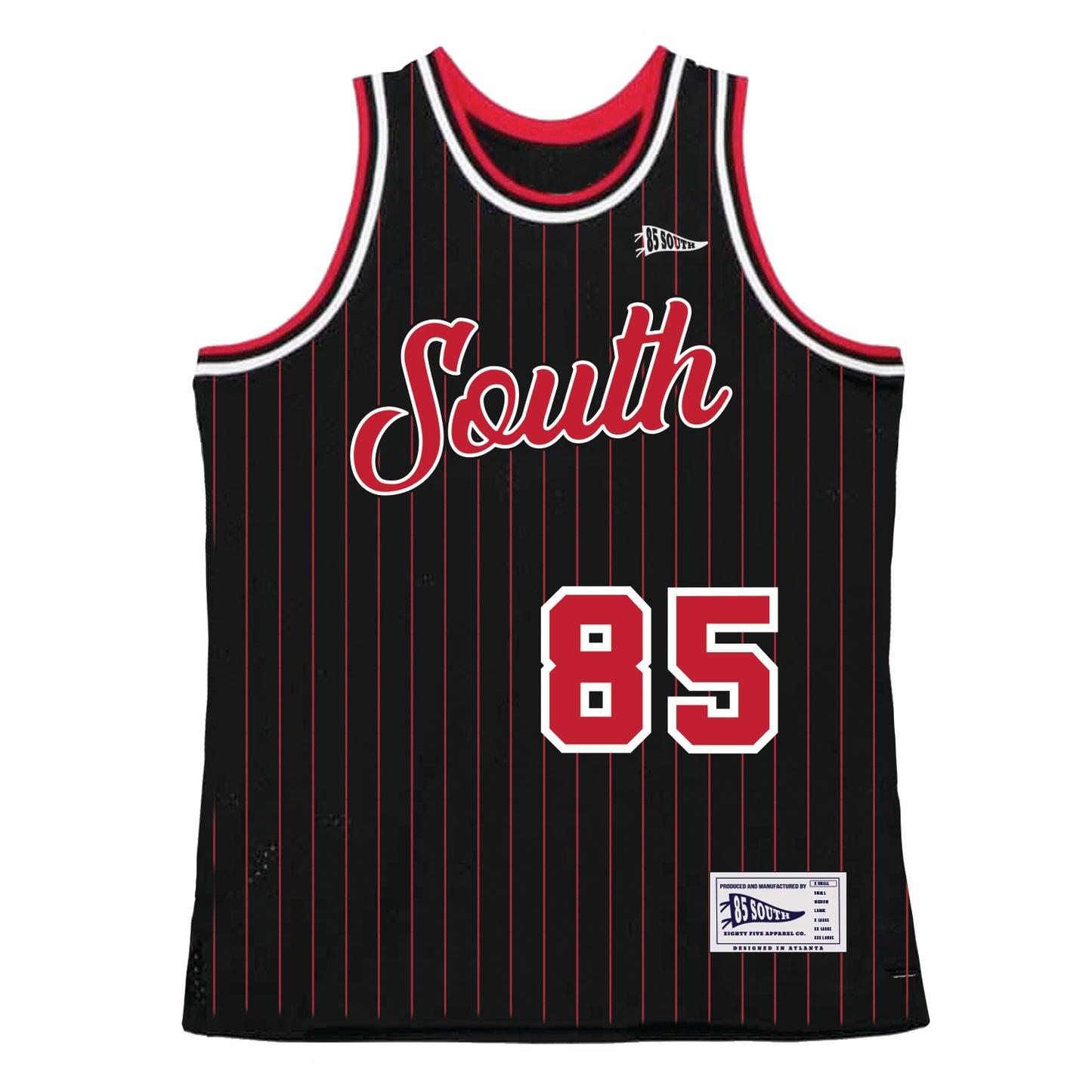 City Edition South Script Jersey - Black Pinstripe