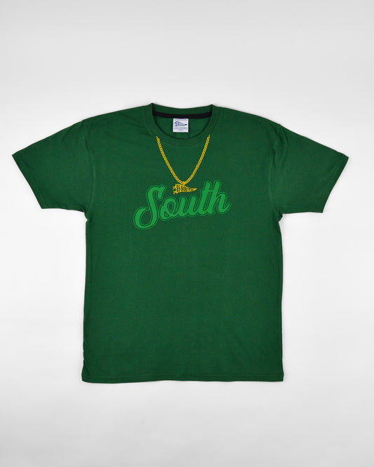 Premium South Script T-shirt - Hunter Green
